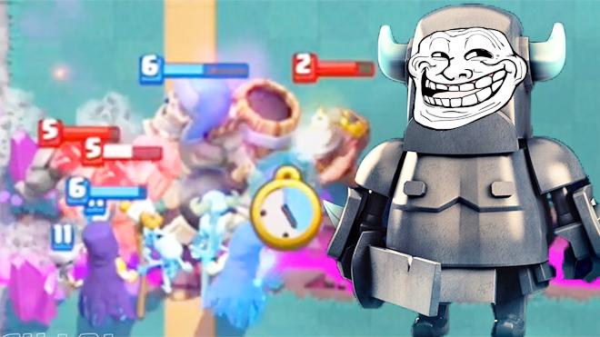 迷你皮卡表示还有穿越时空这种操作？《皇室战争》趣味集锦