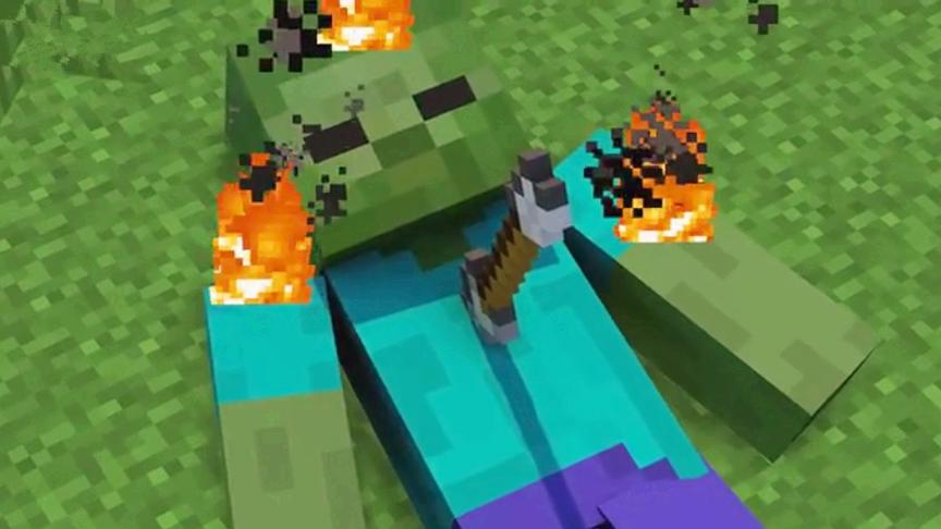 大海解说 我的世界Minecraft 僵尸围攻村民小镇