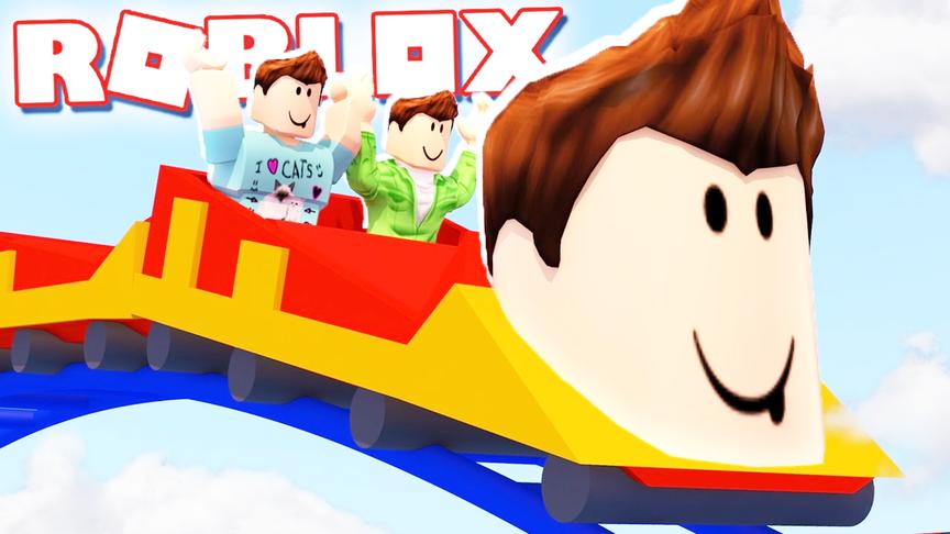 小飞象解说Roblox欢乐谷主题乐园体验惊险跳楼机过山车居然失灵了