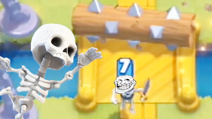 小骷髅表示不是我胆小是走位风骚！《皇室战争》趣味集锦