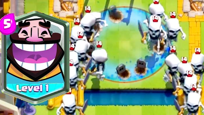 这个墓园召唤的骷髅看起来好大？《皇室战争》趣味恶搞