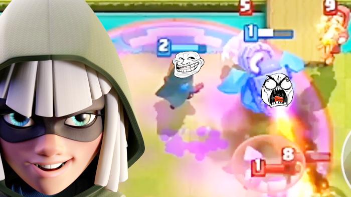 幻影刺客展现了她MVP的真实力！《皇室战争》精彩趣味时刻