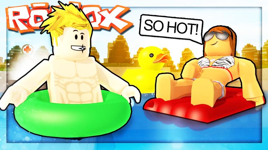 小飞象 Roblox模拟高校上课偷偷厨房做披萨！泳池派对水上冲浪！