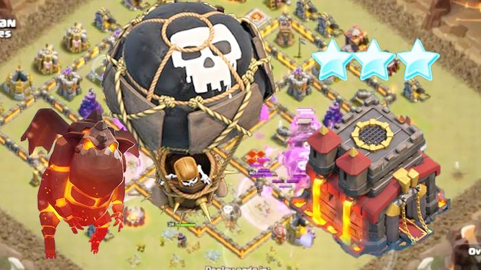 犀利的狗球推塔流！《部落冲突》10本部落战3星集锦