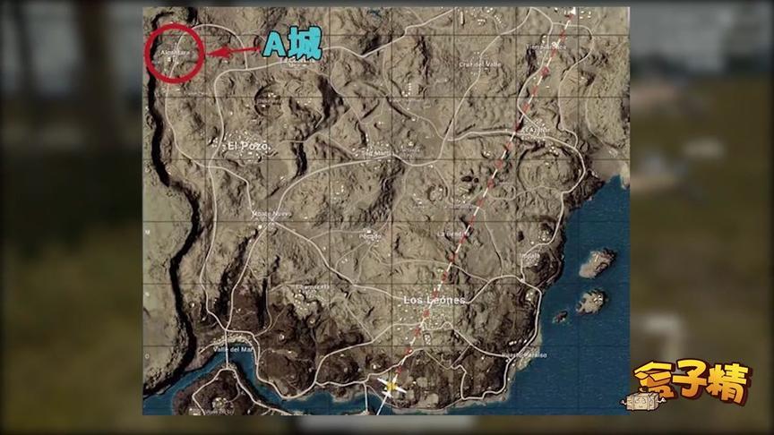 绝地求生：沙漠地图最肥的城市，比皮城还丰富，轻松养肥4人