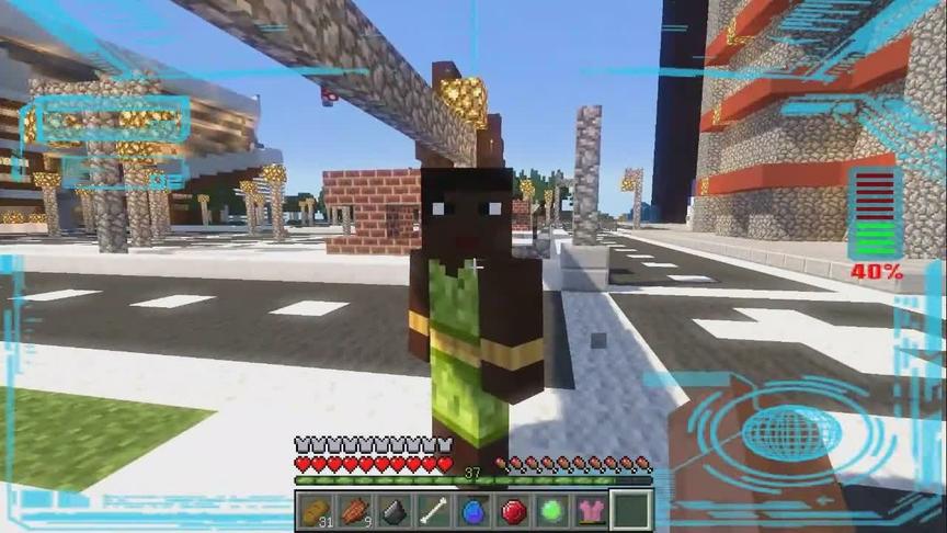 大海解说 我的世界minecraft 钢铁侠战哥斯拉金刚