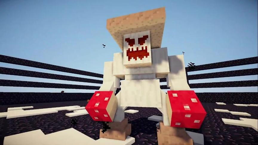 大海解说 我的世界模组大乱斗 蘑菇王战突变僵尸