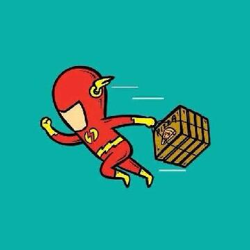 送快递的闪电侠头像