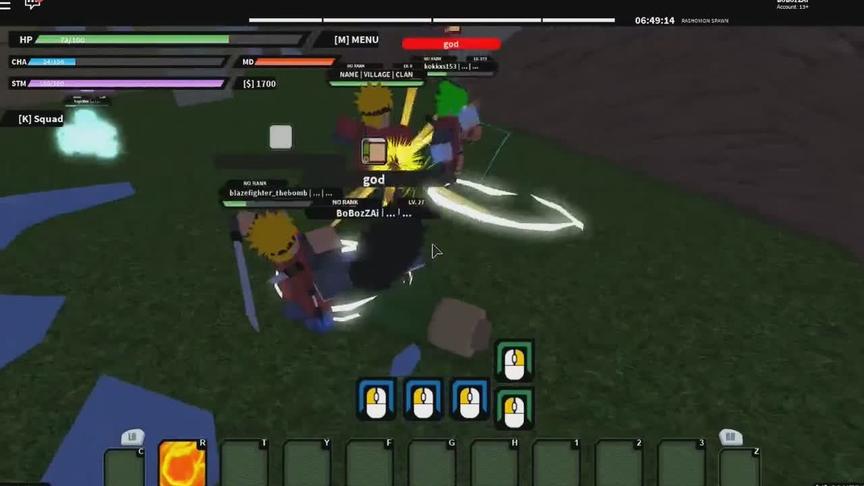 波波仔解说 roblox 火影超越：我的斑好弱，别人都是神仙打架！