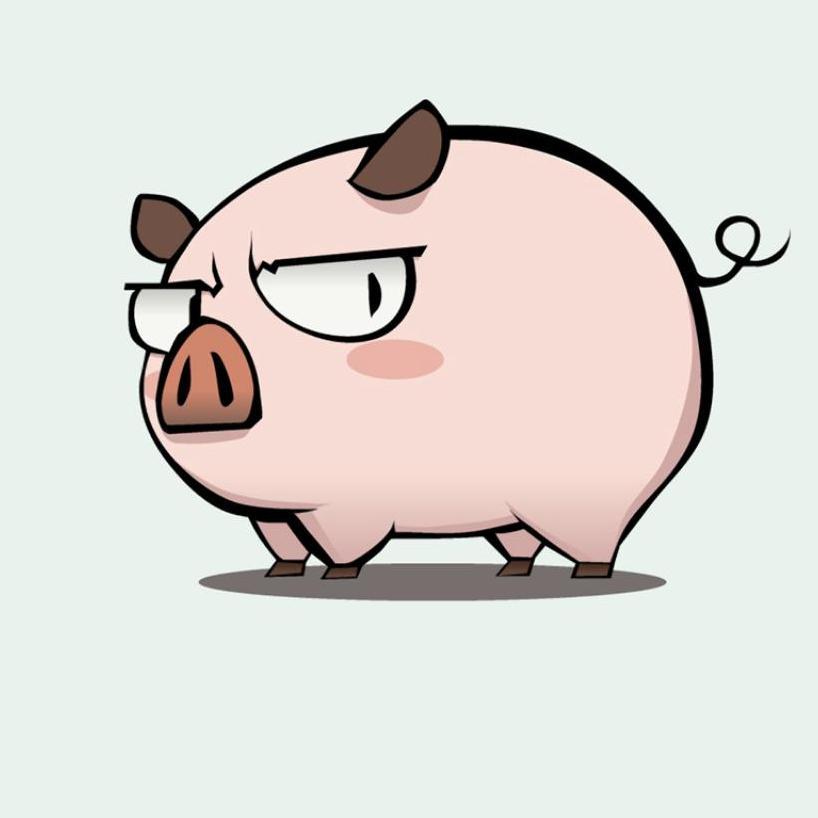 万能的猪肉头像