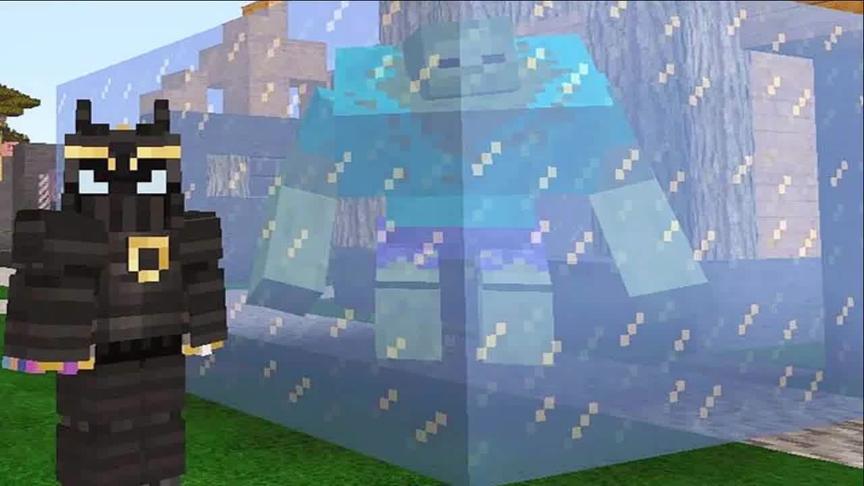 大海解说 我的世界 超级英雄丧尸围城捕捉突变僵尸