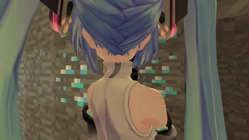我的世界：初音挖到钻石啦