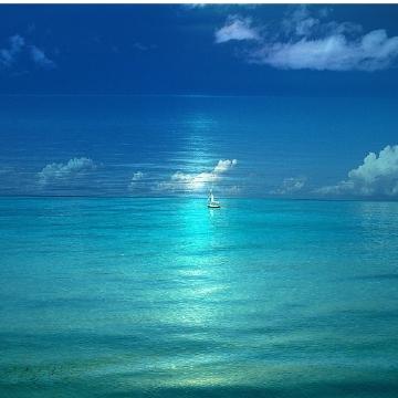 海的平静透明的心头像