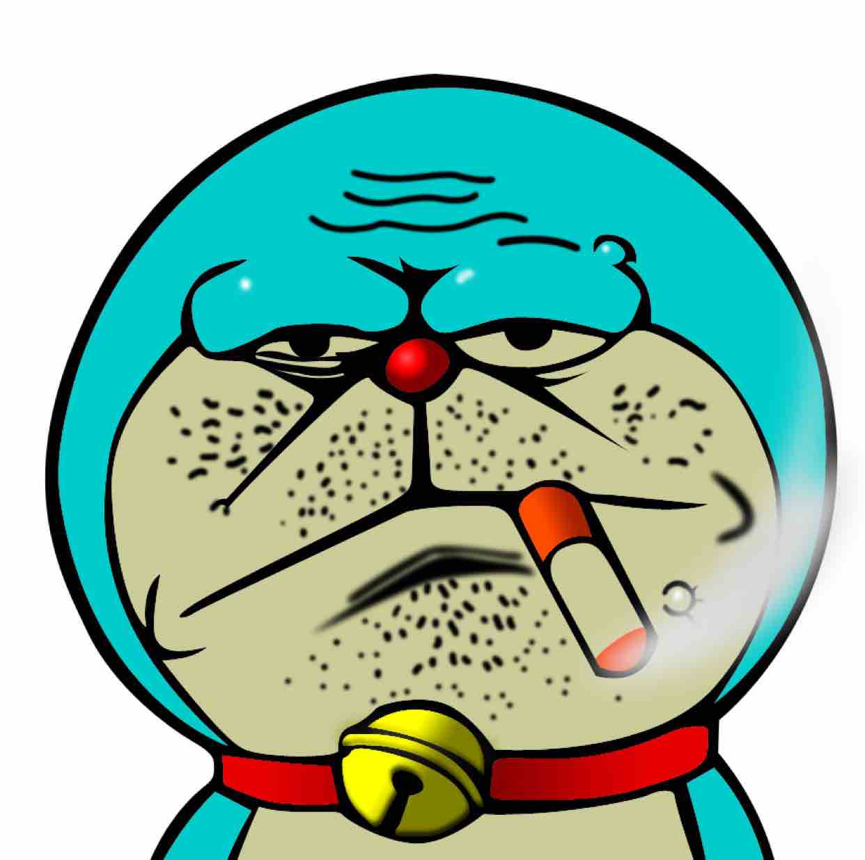 蓝胖子不服头像