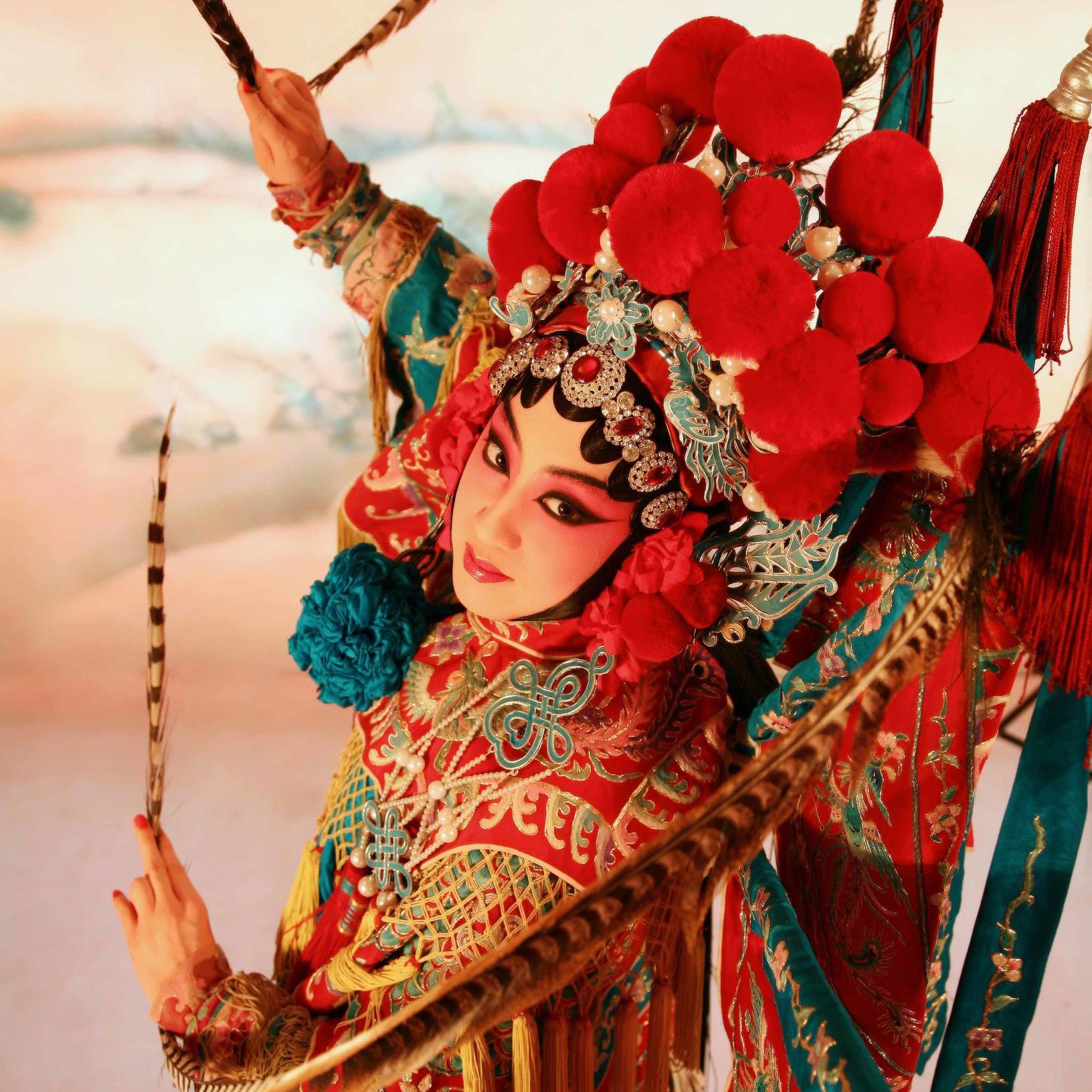 粉墨浓妆京剧摄影