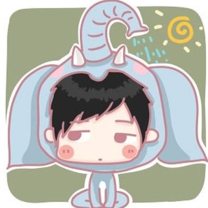 关在冰箱的大象头像