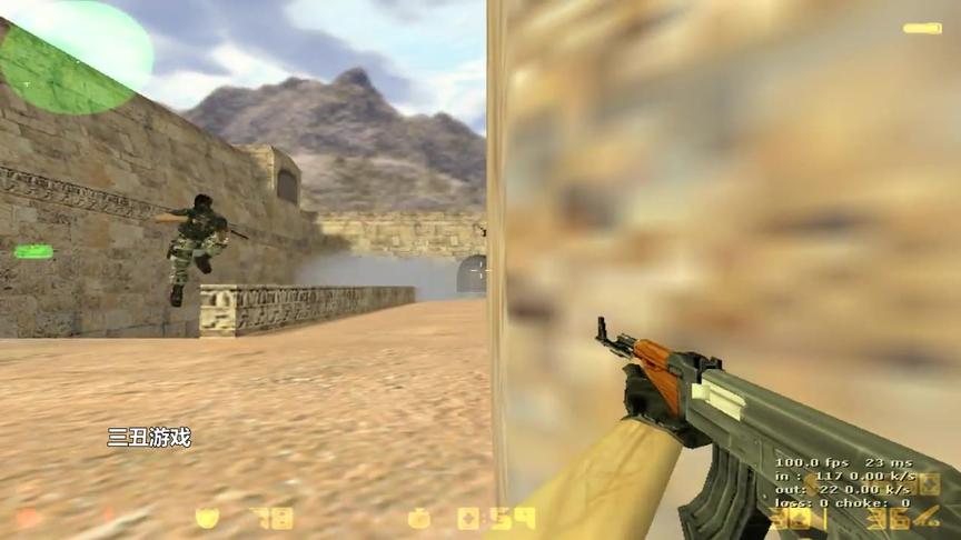CS1.6：顶级狙神Frod的小手枪有多牛？比机枪都厉害！