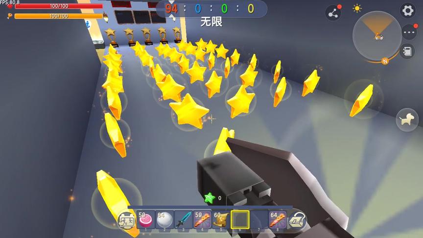 迷你世界：跑酷 吃星大作战 星星味道太美了 我表示还没吃过瘾