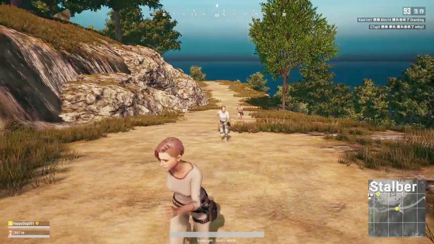 吴宝宝玩绝地求生快哭了 被人追了18条街 能不能别追了