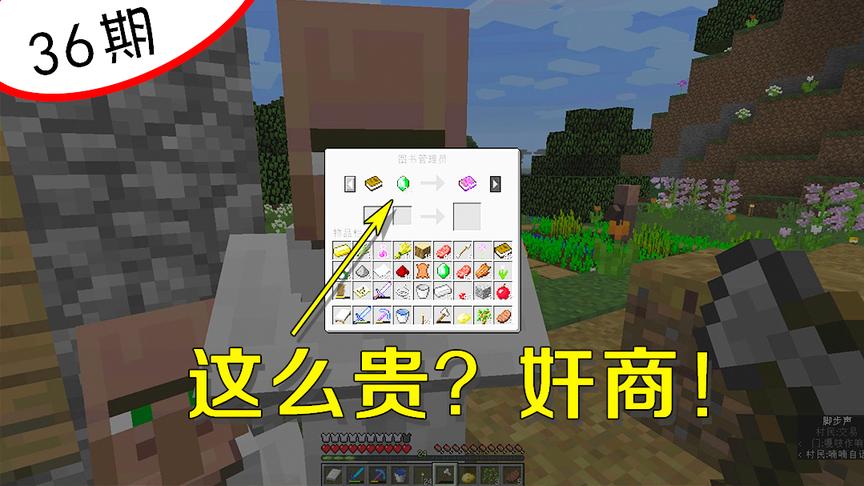我的世界阿阳36：谁说找到村庄好？这些村民都是奸商！