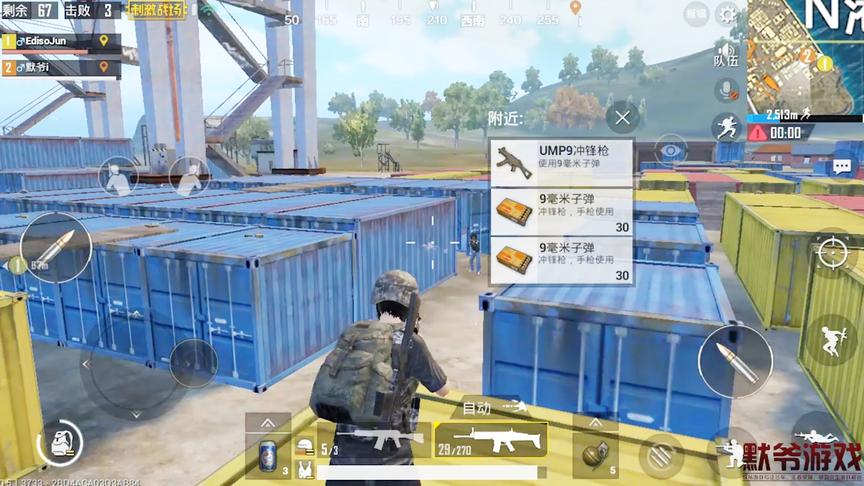 绝地求生：N港人太多，下去虐杀四人灭队，最后死在桥上