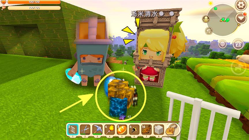 迷你世界联机：粉丝不但送钻石还送黄金，还教怎么钻熔炉