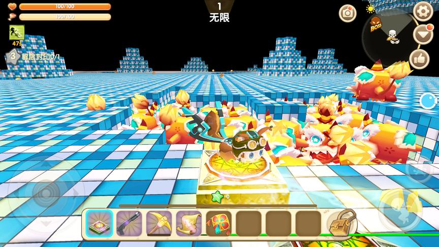 迷你世界：特殊方法进入一万个复制魔方世界！年兽都无限复制！