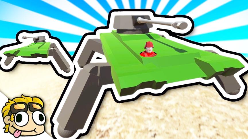 小飞象解说 战地模拟器 载具模组蜘蛛坦克横行霸道