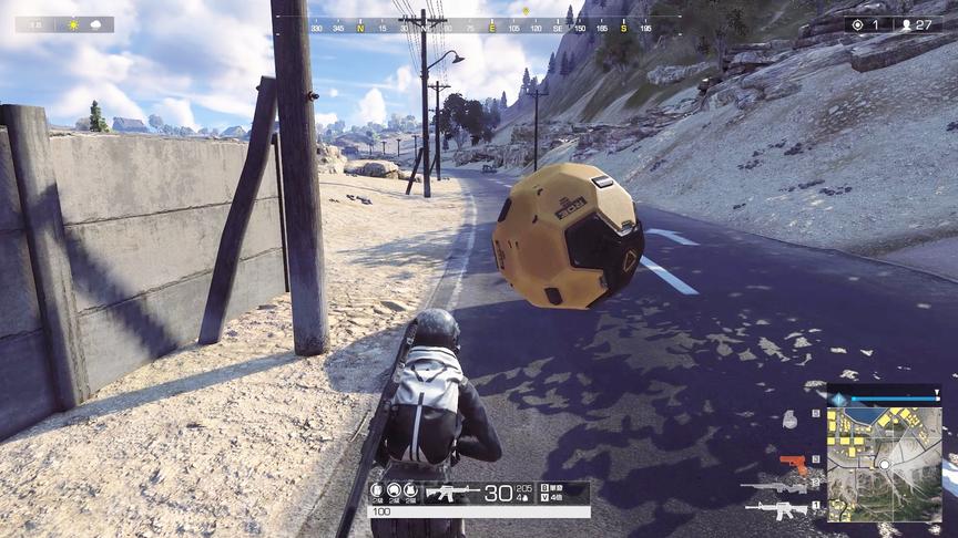 腾讯自研吃鸡端游，新增空投箱似足球，还能在地上打滚！