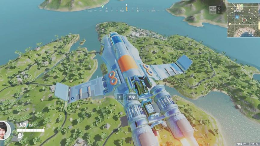 小林热游解说：免费吃鸡游戏这个角色可以无限加血太变态了