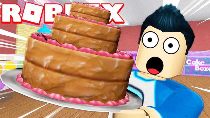 小飞象解说 Roblox史诗迷你小游戏 蛋糕送到了！躲避空中导弹！