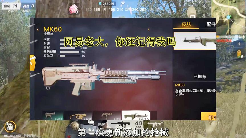 荒野行动：如果我不提这两把枪，可能他们将再无出头之日