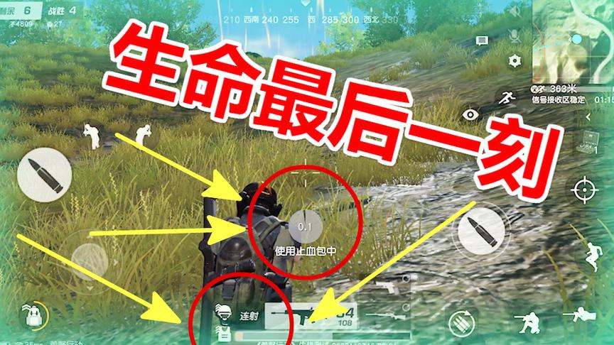 荒野行动：生命最后一刻你觉着我活啦吗？