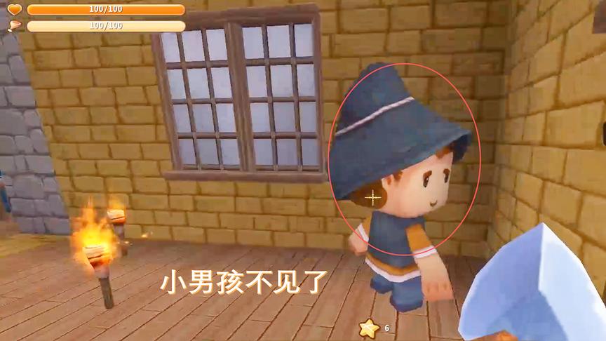 迷你世界133：兴高采烈的回家找小男孩换钻头，结果他却不见了