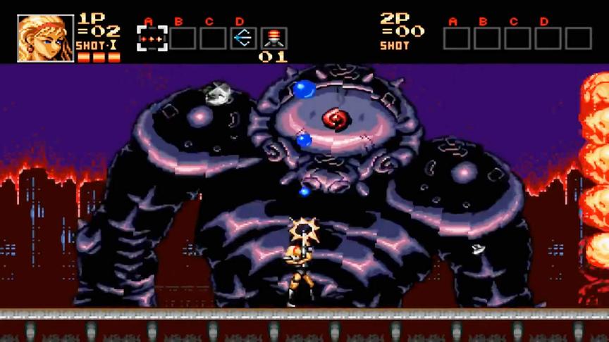 世嘉《魂斗罗 铁血兵团》中文版，通关要打20多个BOSS