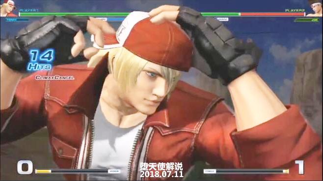 拳皇14超强连段表演，原来特瑞在这一作的也可以这么华丽