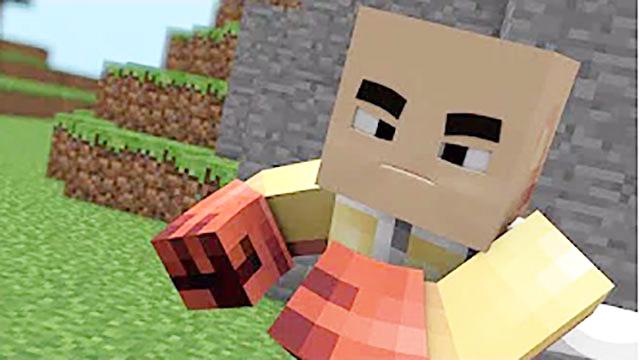 魔哒我的世界大乱斗 妹纸版一拳超人挑战泰坦史莱姆家族