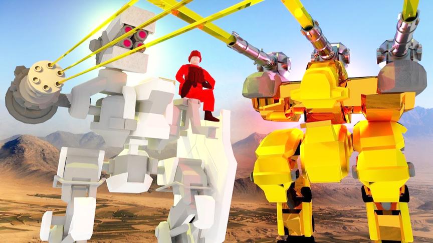 小飞象解说 战地模拟器 百人四国大战！超强火炮瞄准攻击！