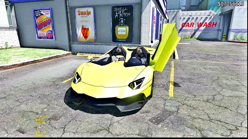 模拟大自然：恭喜小林喜提兰博基尼敞篷版听说百公里只需3秒钟