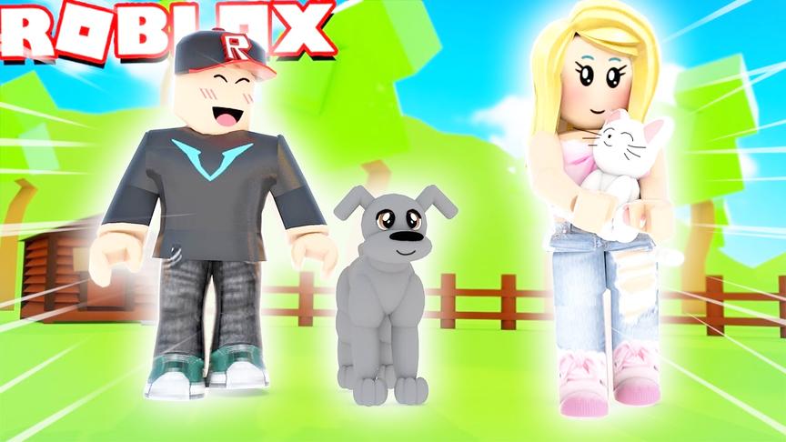小飞象解说 Roblox宠物模拟器 疯狂动物城收养可爱小狗狗！