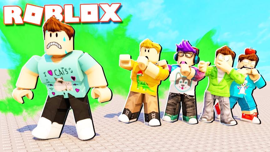 小飞象解说 Roblox放屁模拟器 把肚子吃坏了！怎么会那么臭？