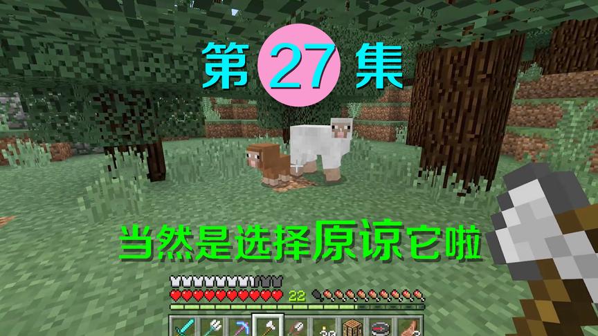 我的世界27：白色羊生出了一只棕色小羊？那它爸爸是什么颜色的羊