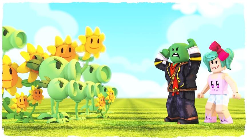 小飞象解说 Roblox植物大战僵尸 我居然穿越了？发现新的花园！