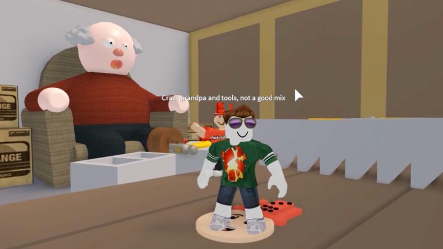 波波仔解说 roblox虚拟世界“逃离奶奶”：玩到一半竟然被吃掉了