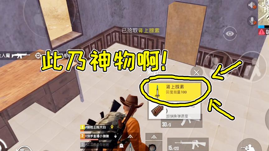 刺激战场：哇！肾上腺素太吊了，靠它把拳击馆的敌人都揍哭了！