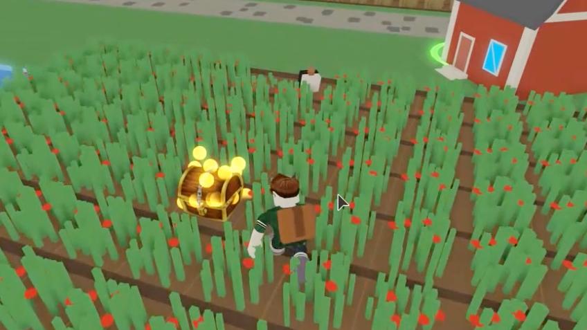 波波仔解说 roblox 收获模拟器：和方方一起割稻子，还有宝箱拿！