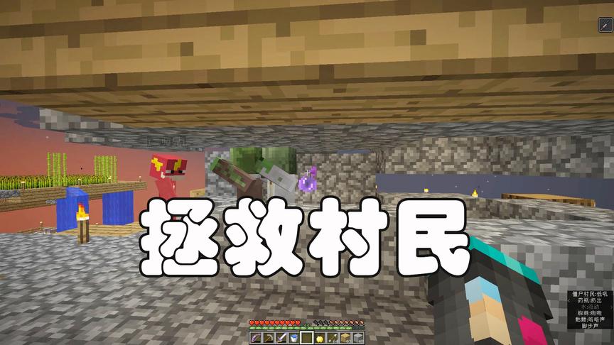 我的世界空岛生存24：炼金术师小薇拯救村民，我是药神？