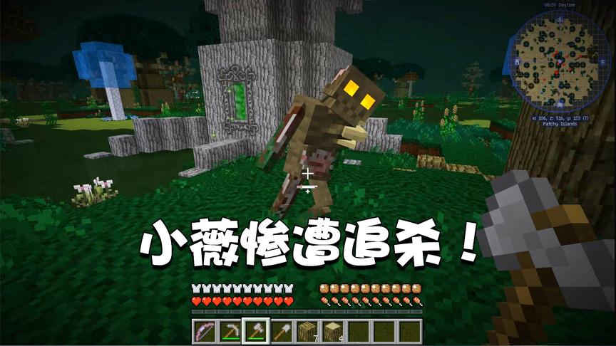 我的世界交错次元03：小薇在异世界惨遭追杀！到底是什么妖魔鬼怪