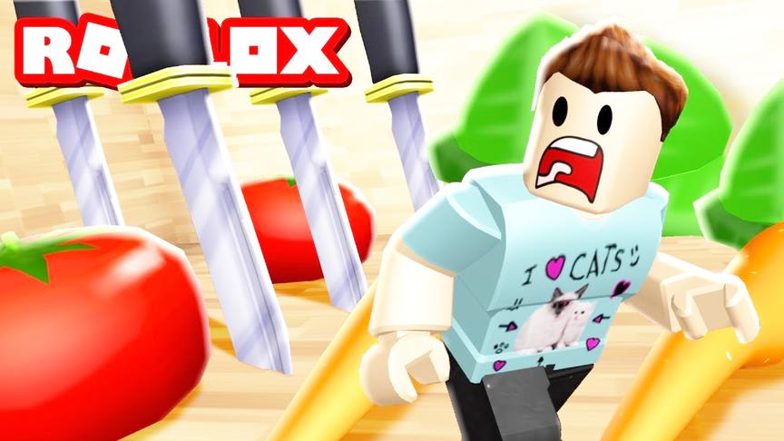 小飞象解说 Roblox逃离危险餐厅 惊险逃生！我居然掉到了电锯里？