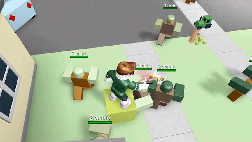 波波仔解说 roblox Zombathon：站在这棵树上，千万僵尸也不怕！